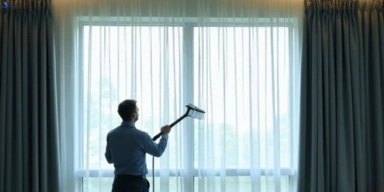 Commercial drapes cleaning service greenslopes hotels offices