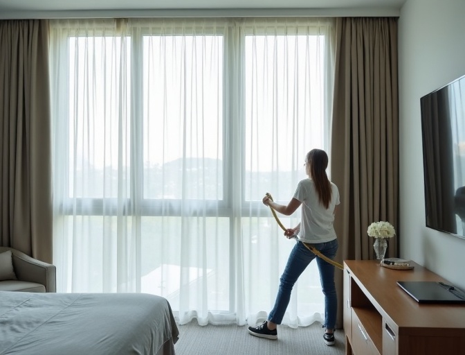 Greenslopes Sheer Curtain Cleaning